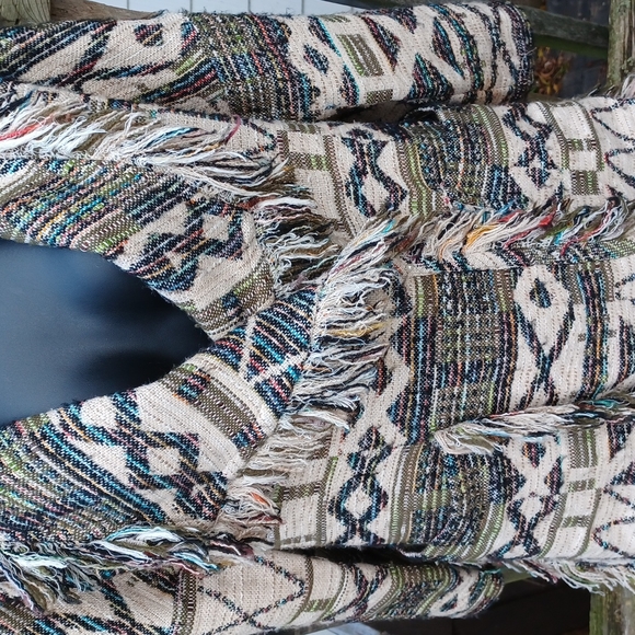 Boho Ladies cotton blend jacket size M/L - Picture 2 of 8